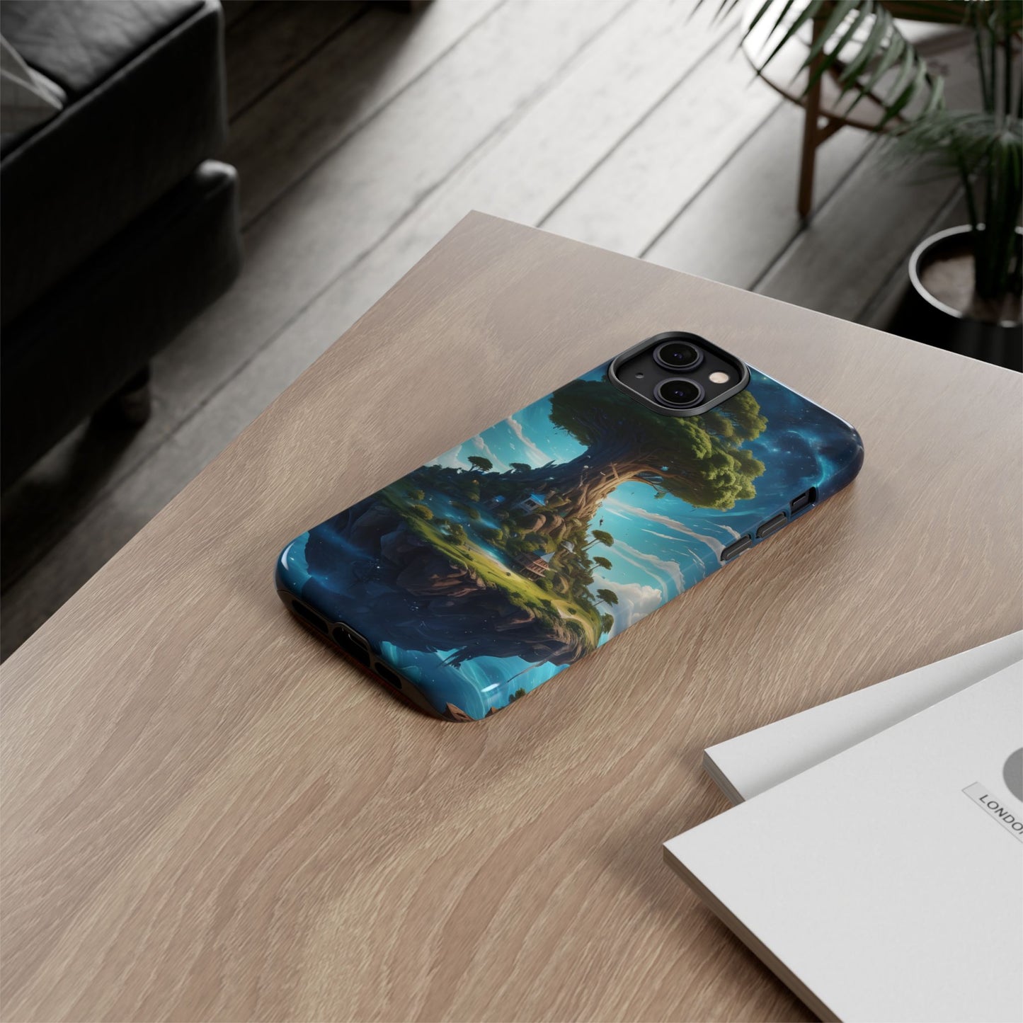 Carcasa para móvil Árbol Místico, Carcasas Resistentes, Funda para Móvil Única, Paisaje Mágico, Regalo para Amantes de la Naturaleza, Carcasa Protectora, Diseño Fantástico