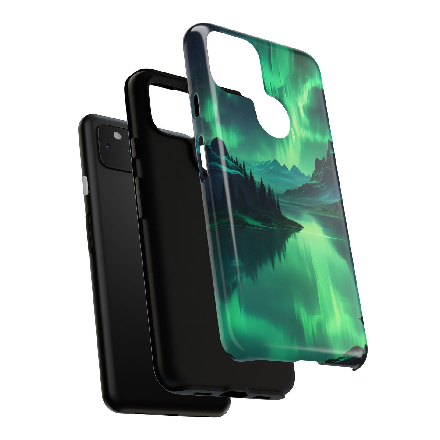 Carcasa para teléfono Aurora Boreal, carcasas resistentes para amantes de la naturaleza, funda para teléfono con arte celestial, regalo único para amigos amantes de la naturaleza, compatible [...]
