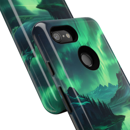 Aurora Borealis Phone Case, Tough Cases for Nature Lovers, Celestial Art Phone Cover, Unique Gift for Outdoorsy Friends, Compatible [...]