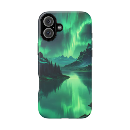 Aurora Borealis Phone Case, Tough Cases for Nature Lovers, Celestial Art Phone Cover, Unique Gift for Outdoorsy Friends, Compatible [...]