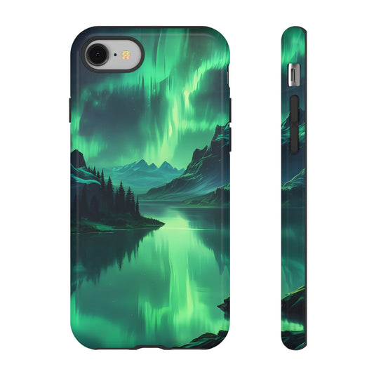 Carcasa para teléfono Aurora Boreal, carcasas resistentes para amantes de la naturaleza, funda para teléfono con arte celestial, regalo único para amigos amantes de la naturaleza, compatible [...]