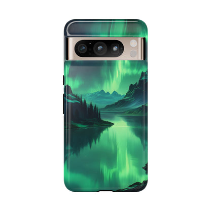 Aurora Borealis Phone Case, Tough Cases for Nature Lovers, Celestial Art Phone Cover, Unique Gift for Outdoorsy Friends, Compatible [...]