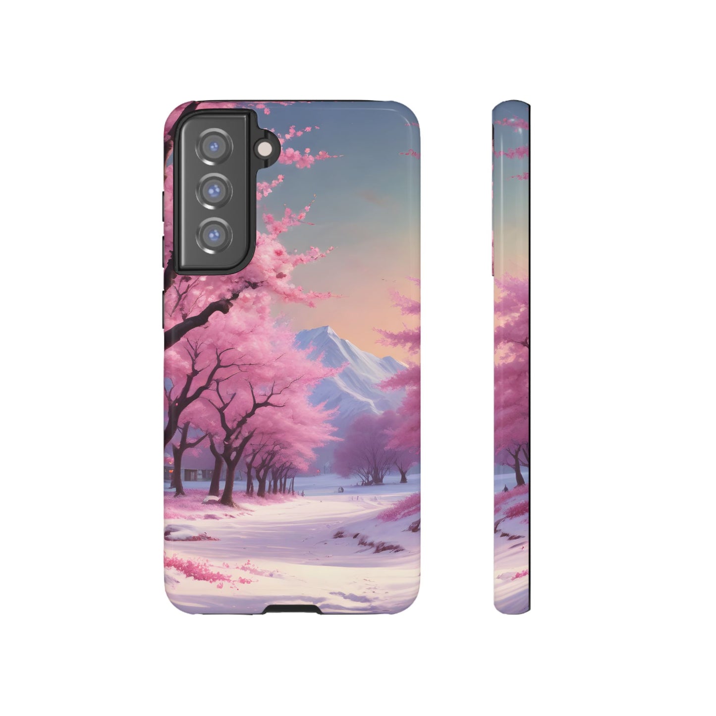 Funda para teléfono con diseño de flor de cerezo, estética primaveral, funda resistente para teléfono, diseño floral, regalo para amantes de la naturaleza, funda Sakura.