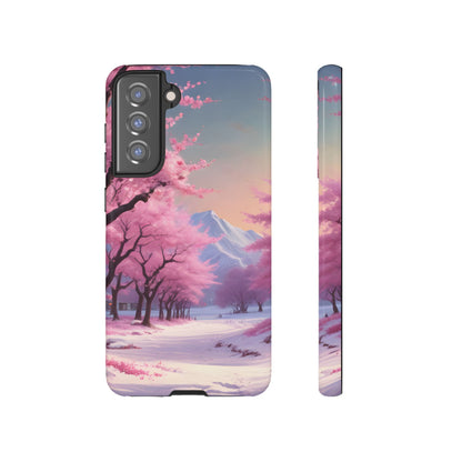 Cherry Blossom Phone Case, Spring Aesthetic, Tough Phone Cover, Floral Design, Nature Lover Gift, Sakura Case