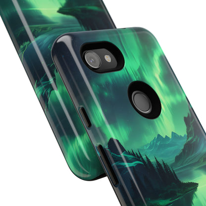 Aurora Borealis Phone Case, Tough Cases for Nature Lovers, Celestial Art Phone Cover, Unique Gift for Outdoorsy Friends, Compatible [...]