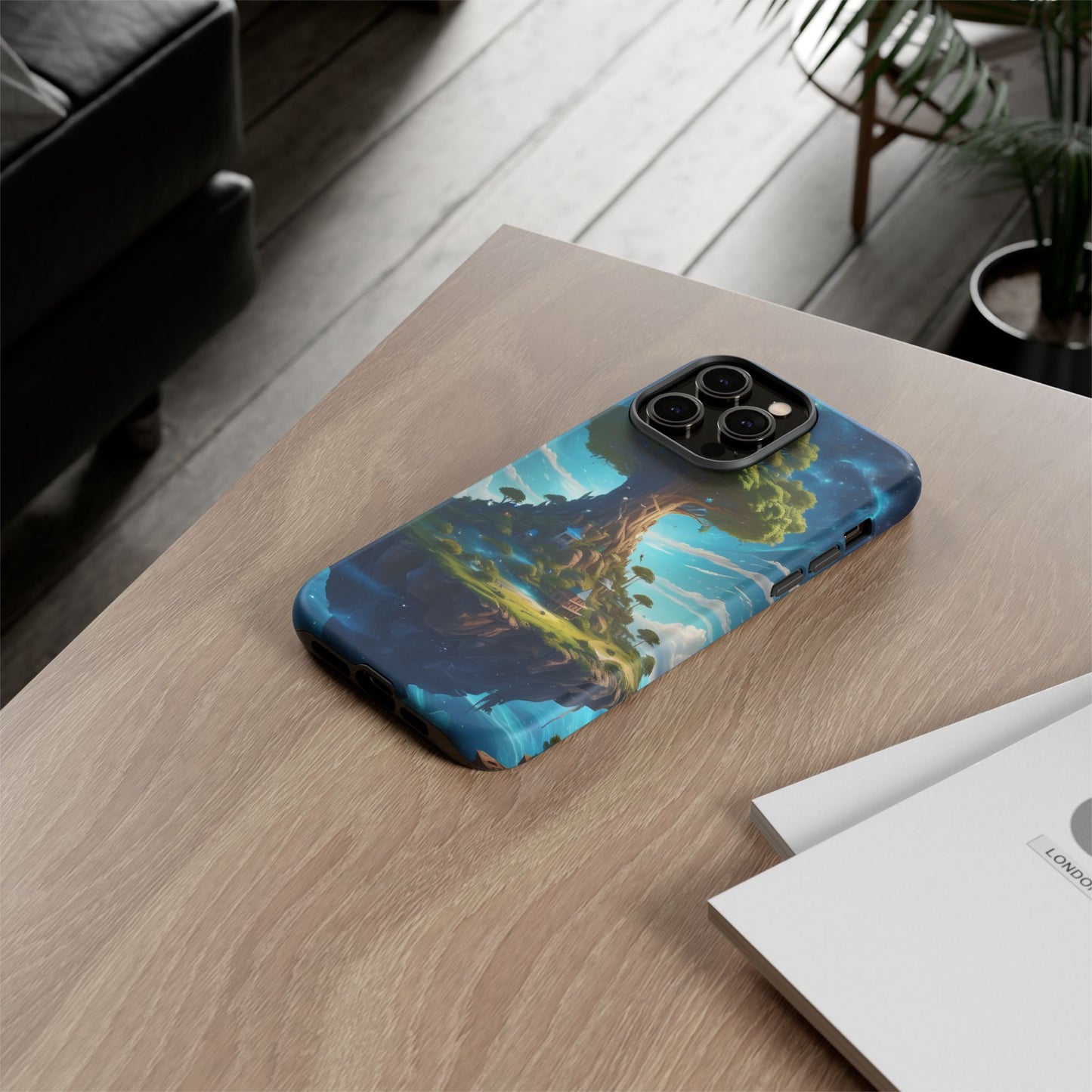 Carcasa para móvil Árbol Místico, Carcasas Resistentes, Funda para Móvil Única, Paisaje Mágico, Regalo para Amantes de la Naturaleza, Carcasa Protectora, Diseño Fantástico