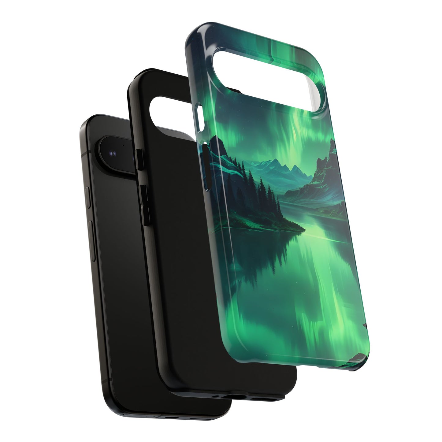 Carcasa para teléfono Aurora Boreal, carcasas resistentes para amantes de la naturaleza, funda para teléfono con arte celestial, regalo único para amigos amantes de la naturaleza, compatible [...]