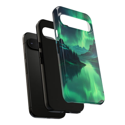 Aurora Borealis Phone Case, Tough Cases for Nature Lovers, Celestial Art Phone Cover, Unique Gift for Outdoorsy Friends, Compatible [...]