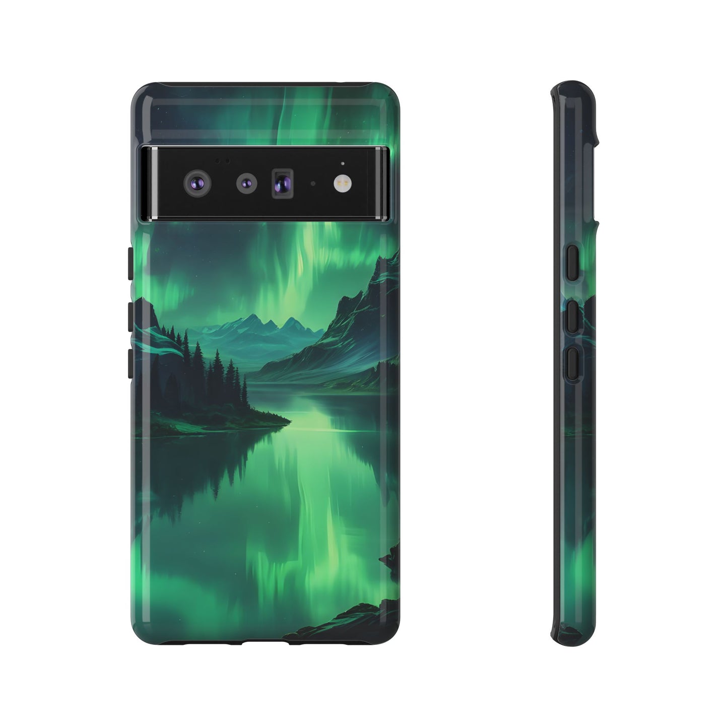 Carcasa para teléfono Aurora Boreal, carcasas resistentes para amantes de la naturaleza, funda para teléfono con arte celestial, regalo único para amigos amantes de la naturaleza, compatible [...]