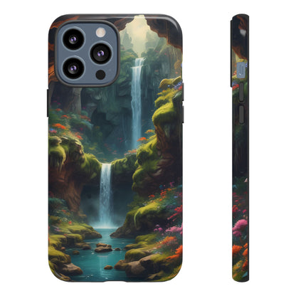 Waterfall Phone Case - Tough Cases, Waterfall Design, Aesthetic Phone Cover, Gift for Nature Lovers, Phone Protector
