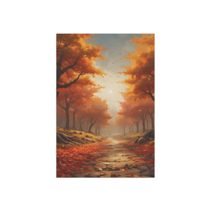 A Stroll Through Autumn Garden Banner Fall Decor Flag Seasonal Home Decoration Harvest Yard Sign Thanksgiving Outdoor