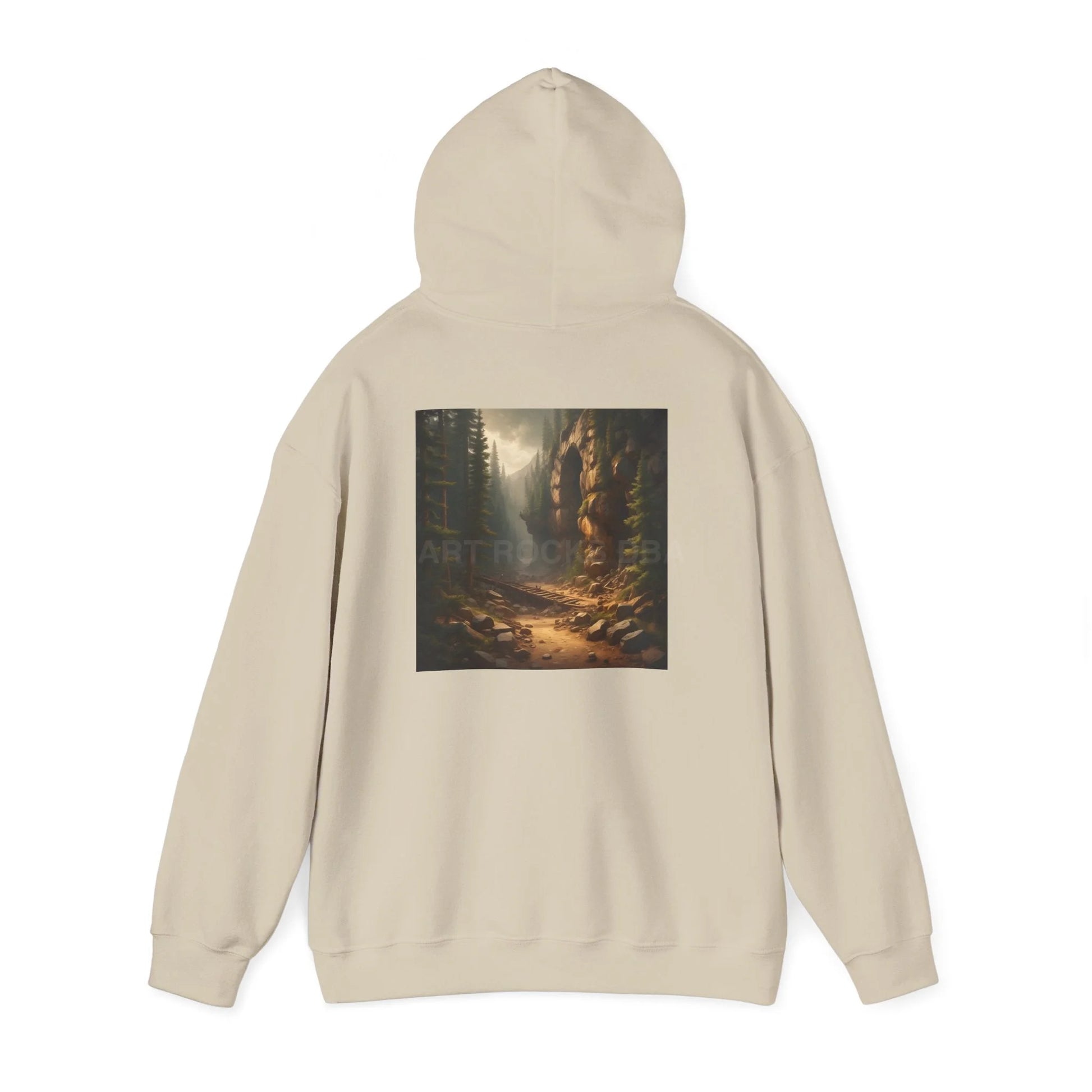 Abandoned Cave Hoodie for Creative Souls Perfect for Art Lovers Gift for Artists Cozy Casual Wear Ideal for Every