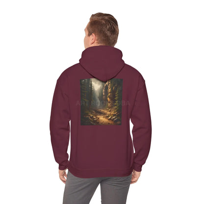 Abandoned Cave Hoodie for Creative Souls Perfect for Art Lovers Gift for Artists Cozy Casual Wear Ideal for Every