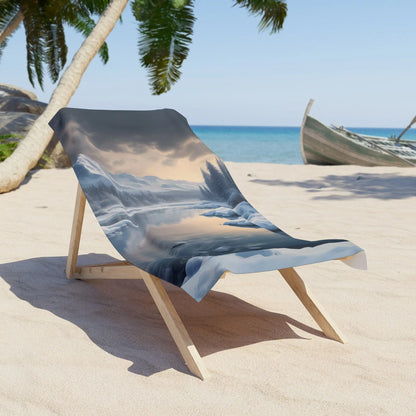 Arctic Dusk Beach Towel - 30’’ × 60’’ - Home Decor