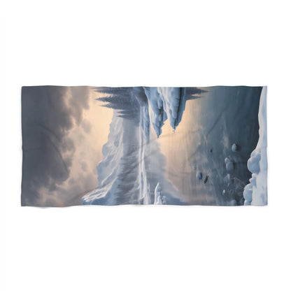 Arctic Dusk Beach Towel - 36’’ × 72’’ - Home Decor