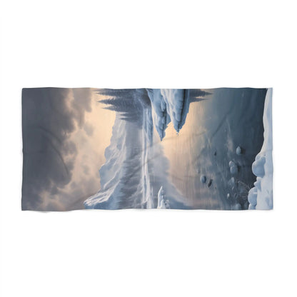 Arctic Dusk Beach Towel - Home Decor