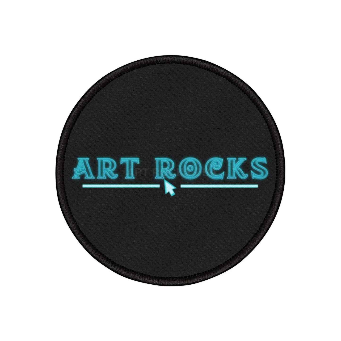 Art Rocks Logo Iron-On Patch - 3’’ × 3’’ (Circle) - Accessories