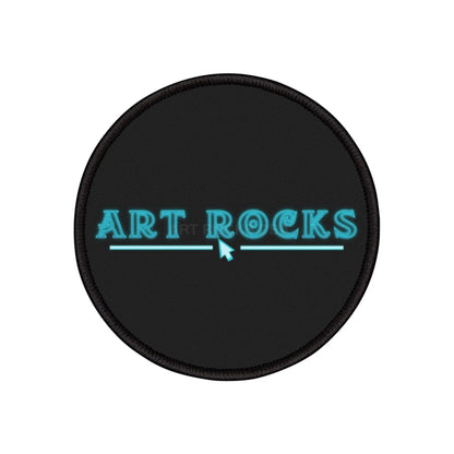 Art Rocks Logo Iron-On Patch - 3’’ × 3’’ (Circle) - Accessories