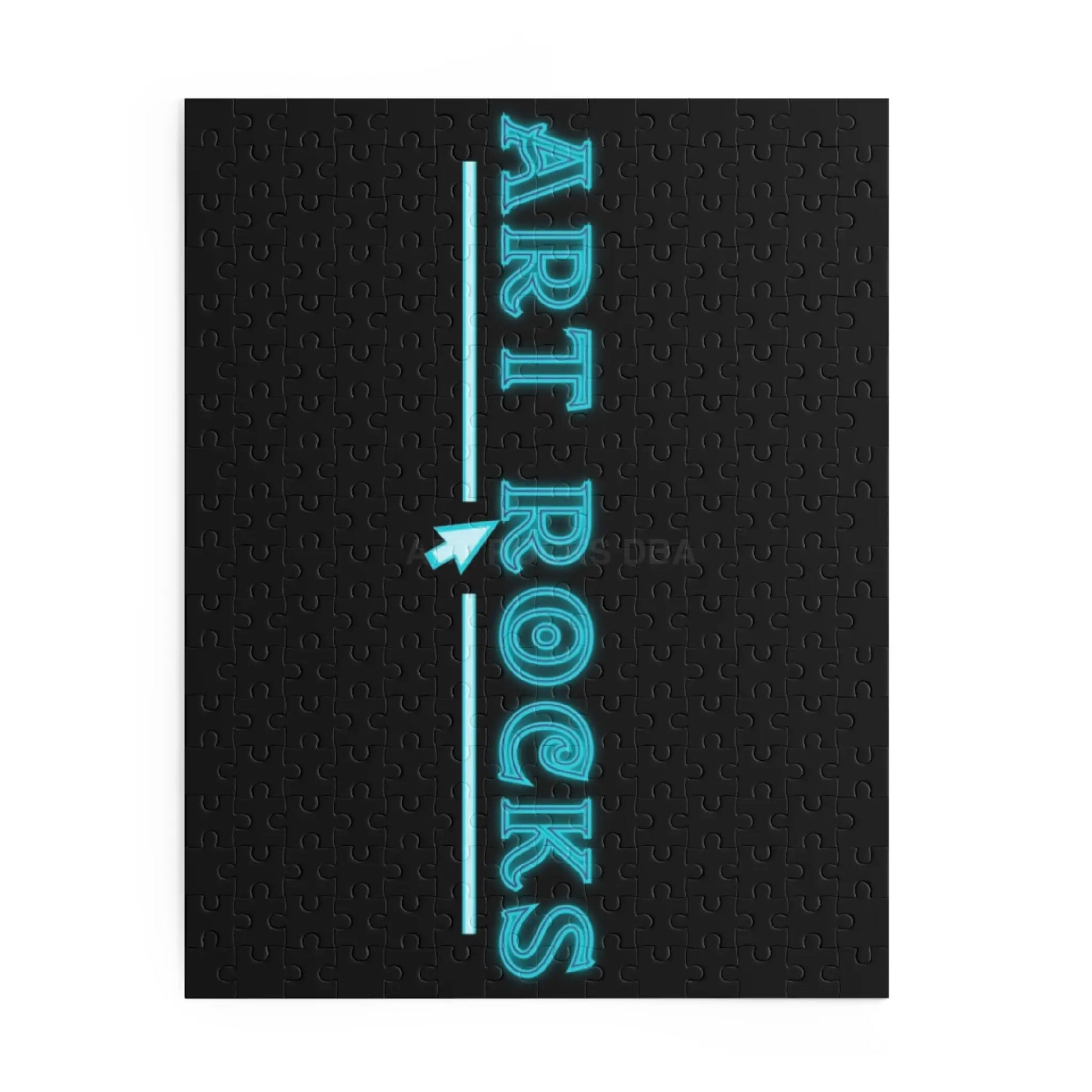 Art Rocks Neon Puzzle — 120/252/500-Piece Jigsaw for Artists & Creative Gifts - Puzzle