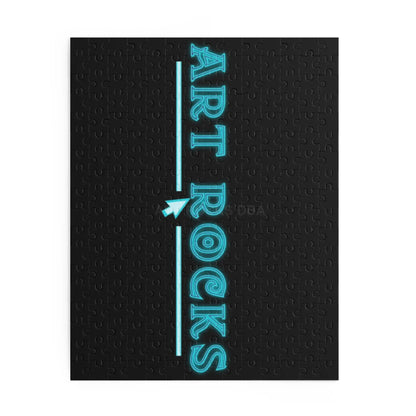 Art Rocks Neon Puzzle — 120/252/500-Piece Jigsaw for Artists & Creative Gifts - Puzzle