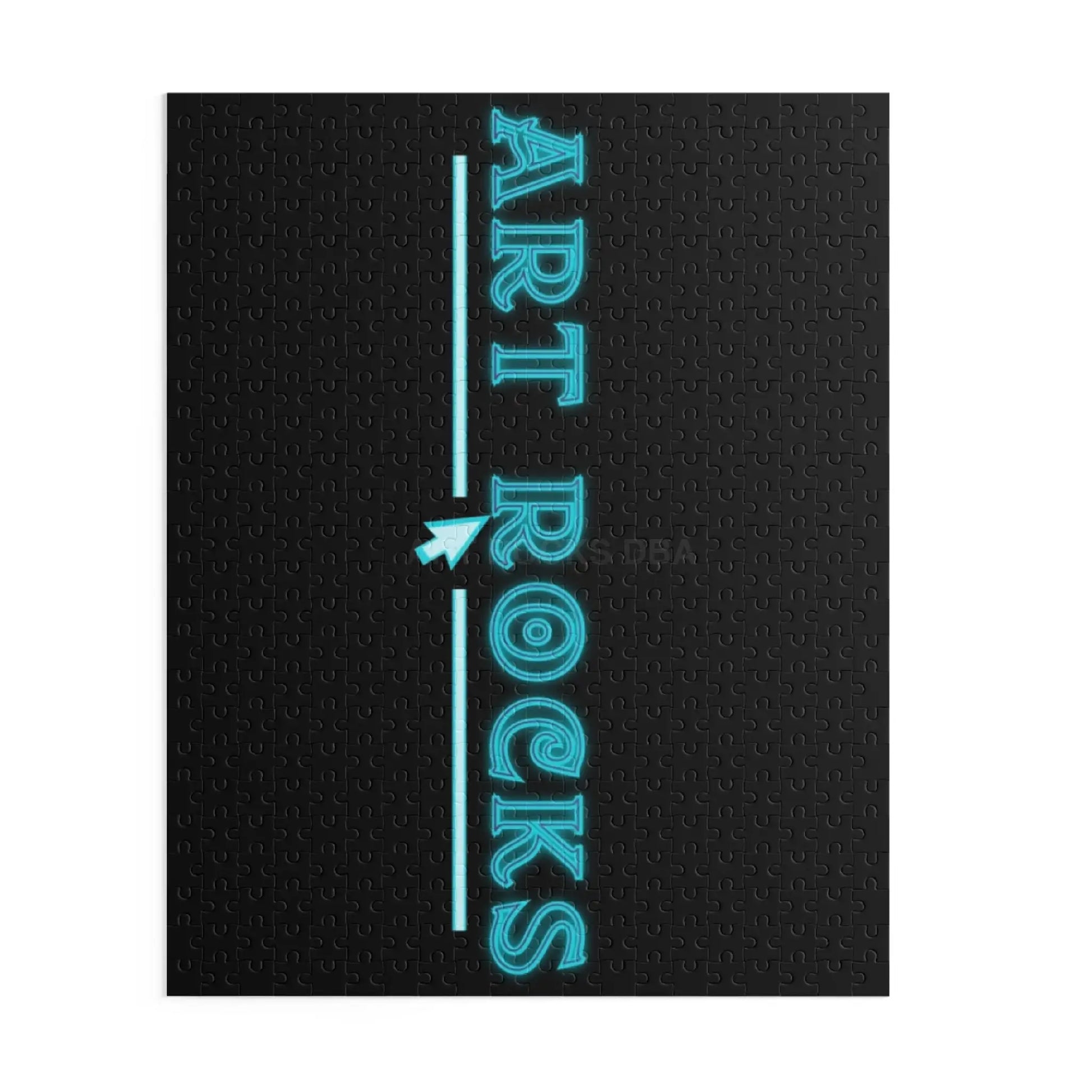 Art Rocks Neon Puzzle — 120/252/500-Piece Jigsaw for Artists & Creative Gifts - Puzzle