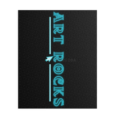 Art Rocks Neon Puzzle — 120/252/500-Piece Jigsaw for Artists & Creative Gifts - Puzzle