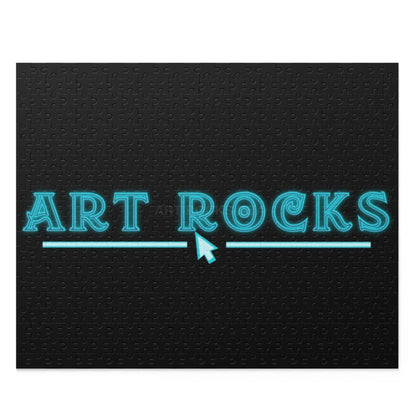 Art Rocks Neon Puzzle — 120/252/500-Piece Jigsaw for Artists & Creative Gifts - 20’’ × 16’’ (500 pcs) - Puzzle
