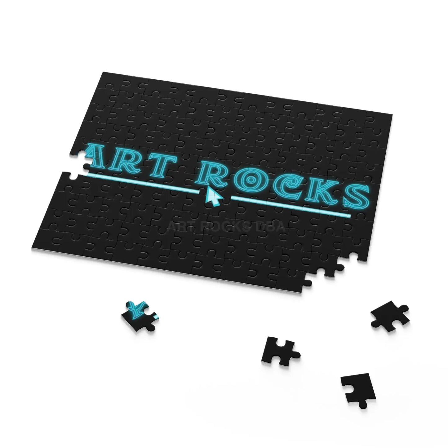 Art Rocks Neon Puzzle — 120/252/500-Piece Jigsaw for Artists & Creative Gifts - Puzzle