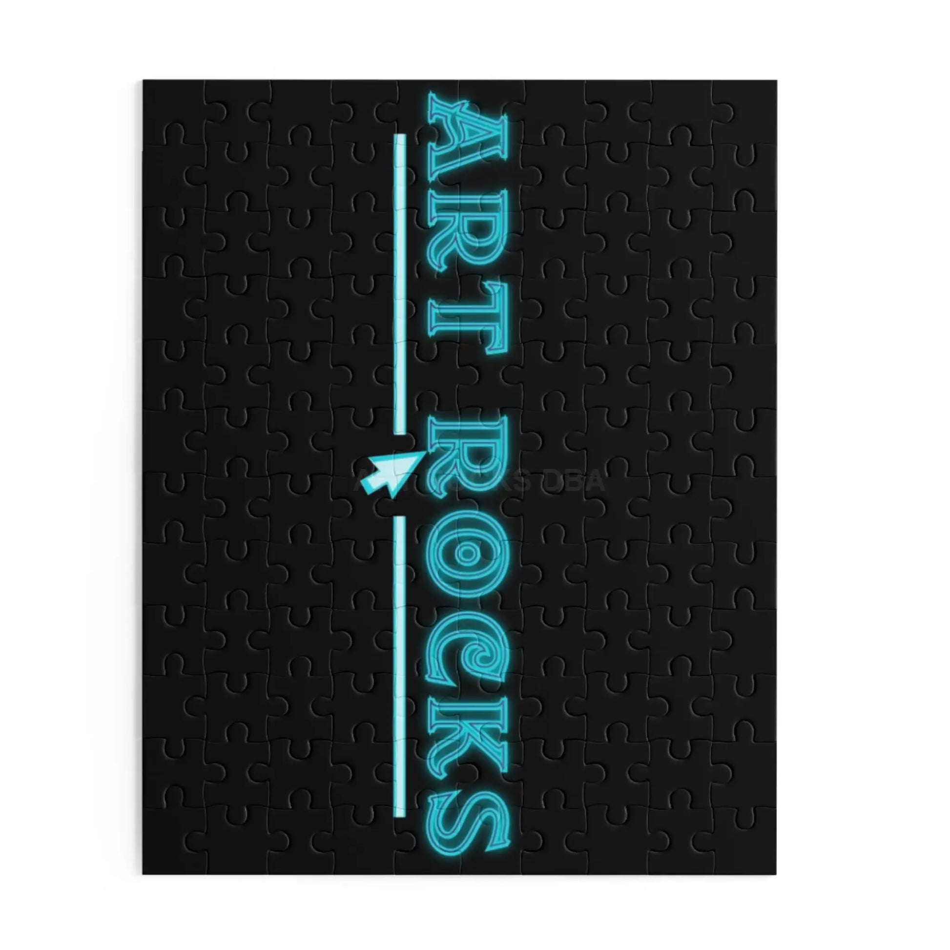 Art Rocks Neon Puzzle — 120/252/500-Piece Jigsaw for Artists & Creative Gifts - Puzzle