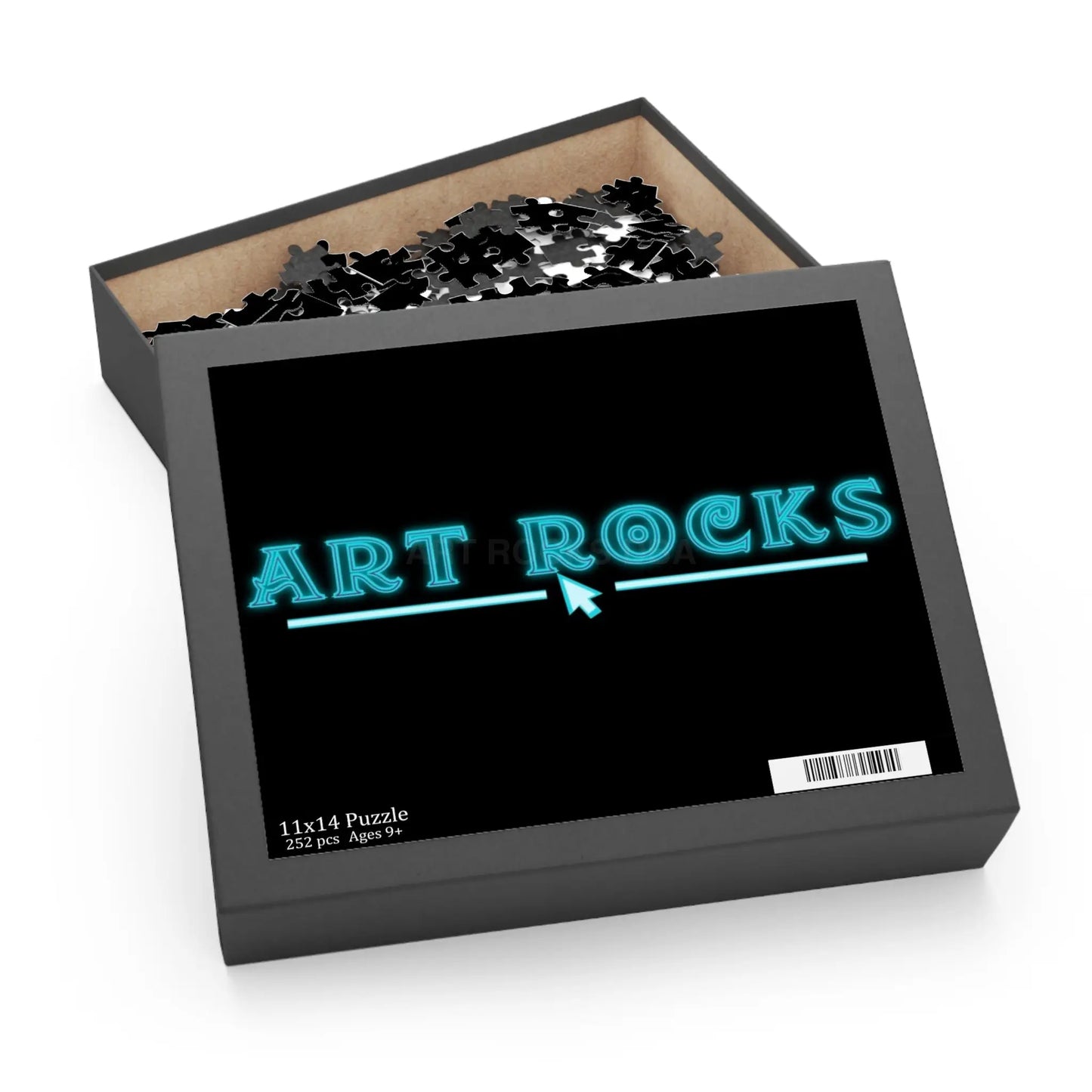 Art Rocks Neon Puzzle — 120/252/500-Piece Jigsaw for Artists & Creative Gifts - Puzzle