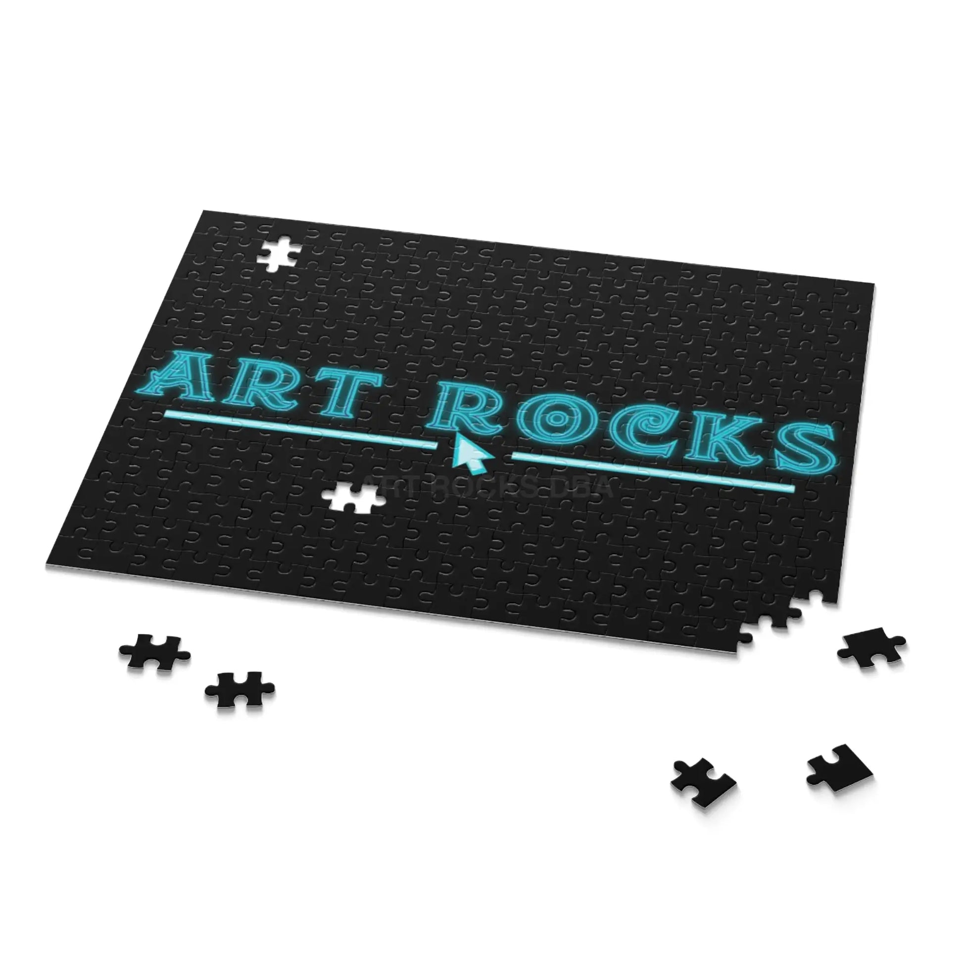 Art Rocks Neon Puzzle — 120/252/500-Piece Jigsaw for Artists & Creative Gifts - Puzzle