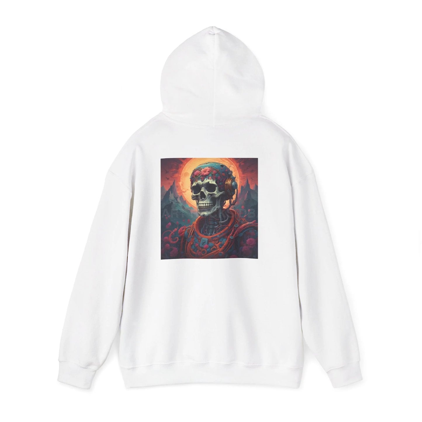 Art Rocks Skeleton Unisex Hoodie - Creative Fashion for Artists Unique Gift Art Lovers Comfortable Sweatshirt Ideal