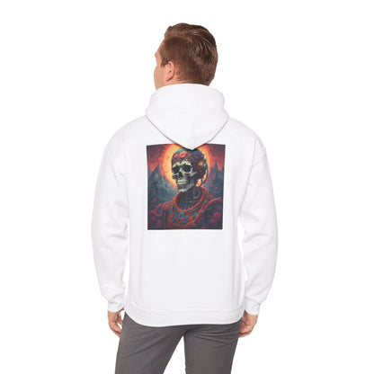Art Rocks Skeleton Unisex Hoodie - Creative Fashion for Artists Unique Gift Art Lovers Comfortable Sweatshirt Ideal