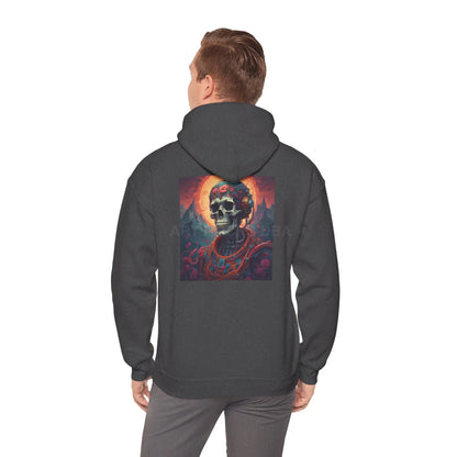 Art Rocks Skeleton Unisex Hoodie - Creative Fashion for Artists Unique Gift Art Lovers Comfortable Sweatshirt Ideal