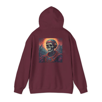 Art Rocks Skeleton Unisex Hoodie - Creative Fashion for Artists Unique Gift Art Lovers Comfortable Sweatshirt Ideal