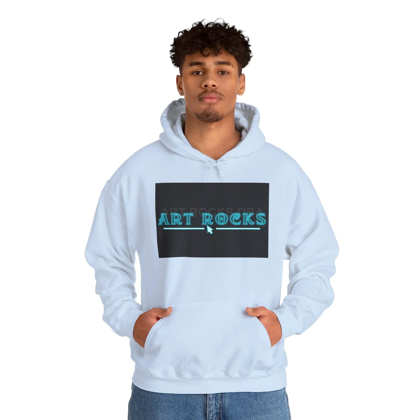 Art Rocks Skeleton Unisex Hoodie - Creative Fashion for Artists Unique Gift Art Lovers Comfortable Sweatshirt Ideal