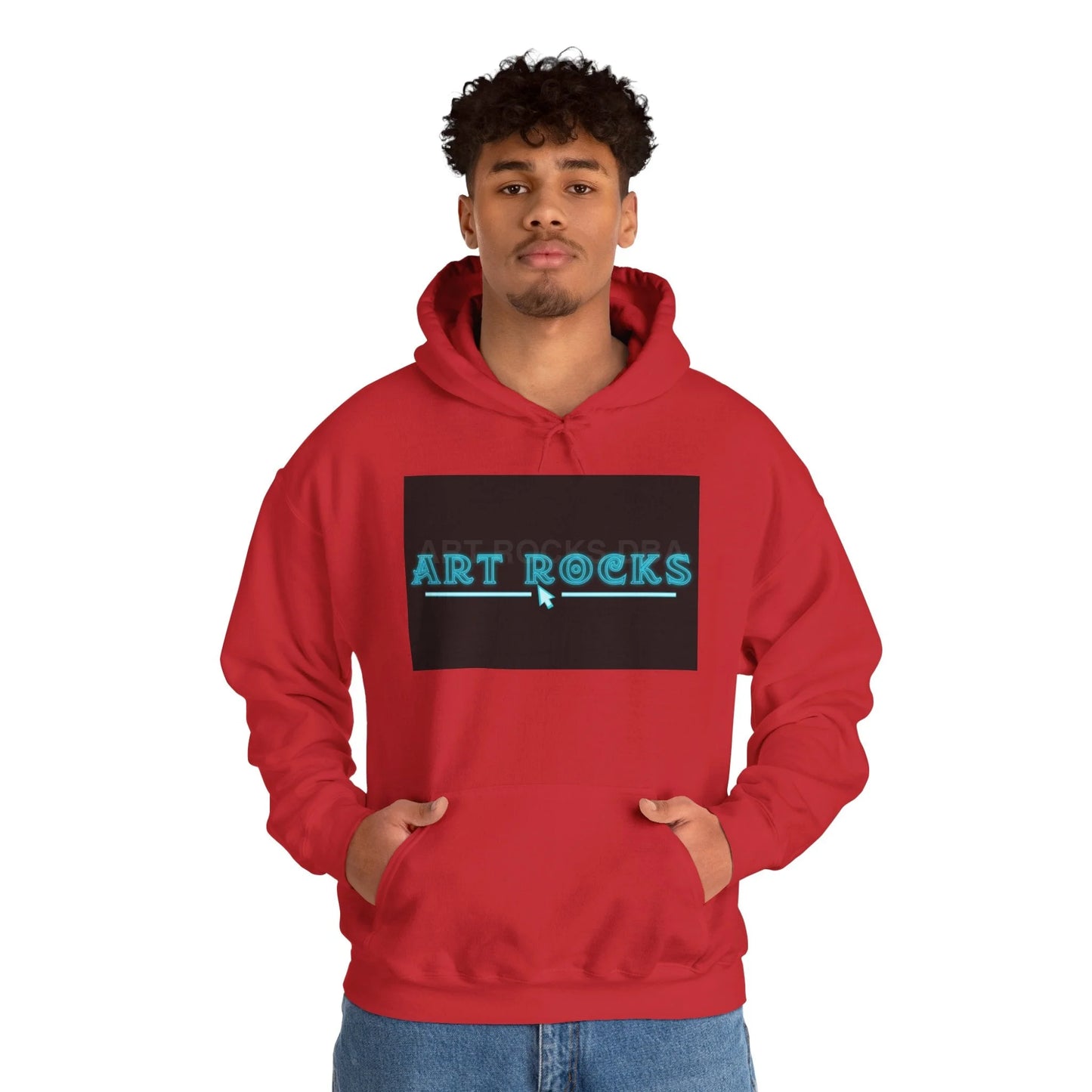 Art Rocks Skeleton Unisex Hoodie - Creative Fashion for Artists Unique Gift Art Lovers Comfortable Sweatshirt Ideal