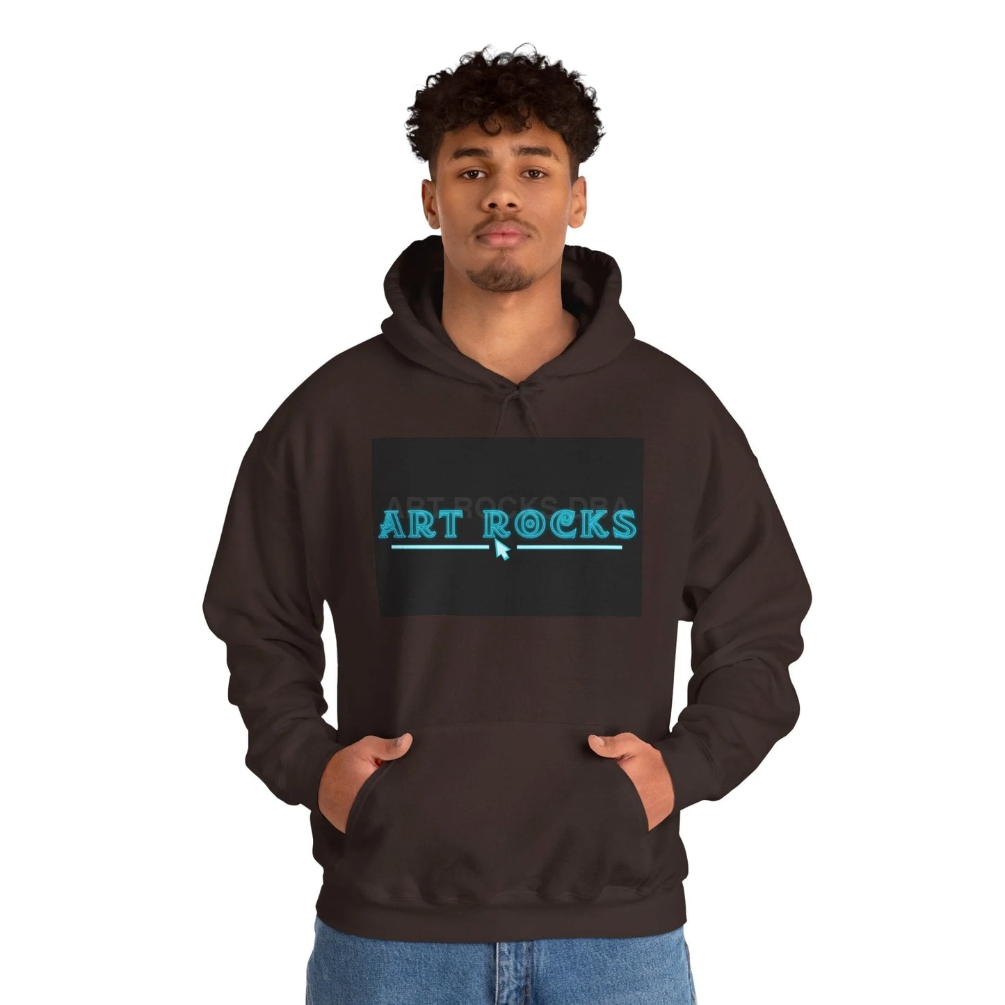 Art Rocks Skeleton Unisex Hoodie - Creative Fashion for Artists Unique Gift Art Lovers Comfortable Sweatshirt Ideal