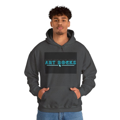 Art Rocks Skeleton Unisex Hoodie - Creative Fashion for Artists Unique Gift Art Lovers Comfortable Sweatshirt Ideal