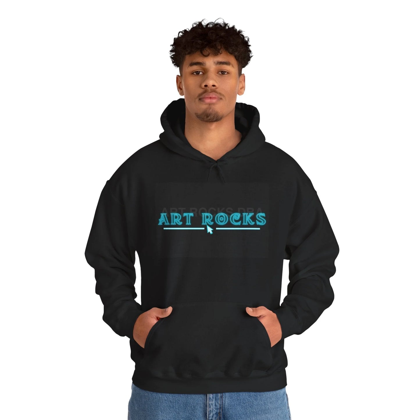 Art Rocks Skeleton Unisex Hoodie - Creative Fashion for Artists Unique Gift Art Lovers Comfortable Sweatshirt Ideal