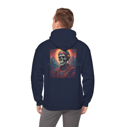 Art Rocks Skeleton Unisex Hoodie - Creative Fashion for Artists Unique Gift Art Lovers Comfortable Sweatshirt Ideal
