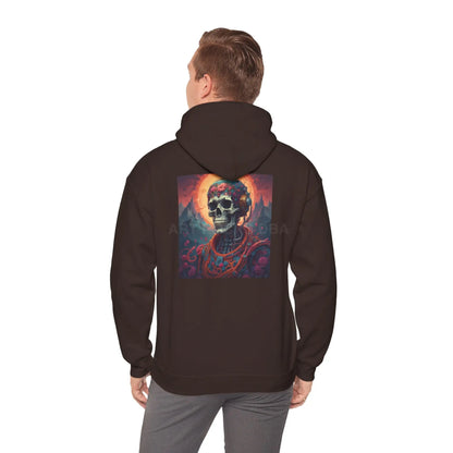 Art Rocks Skeleton Unisex Hoodie - Creative Fashion for Artists Unique Gift Art Lovers Comfortable Sweatshirt Ideal