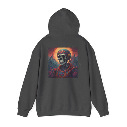 Art Rocks Skeleton Unisex Hoodie - Creative Fashion for Artists Unique Gift Art Lovers Comfortable Sweatshirt Ideal