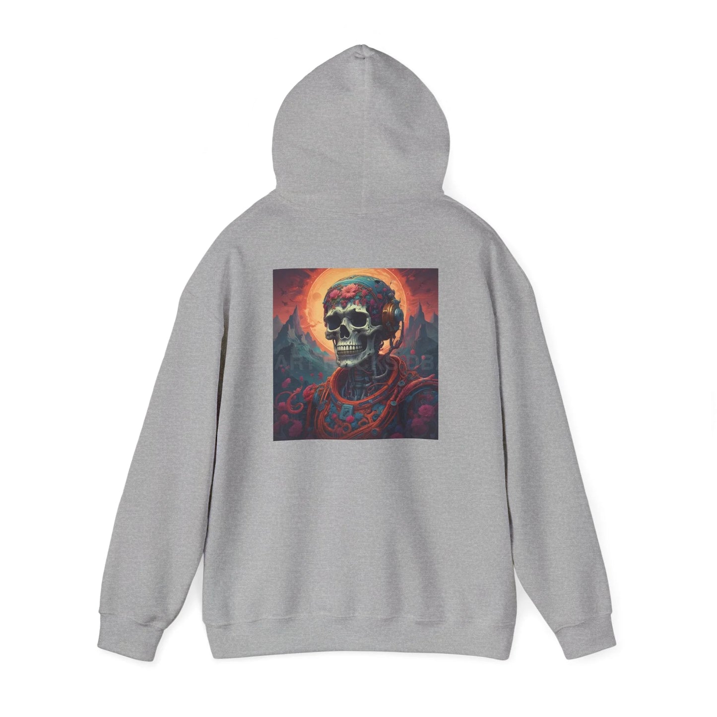 Art Rocks Skeleton Unisex Hoodie - Creative Fashion for Artists Unique Gift Art Lovers Comfortable Sweatshirt Ideal