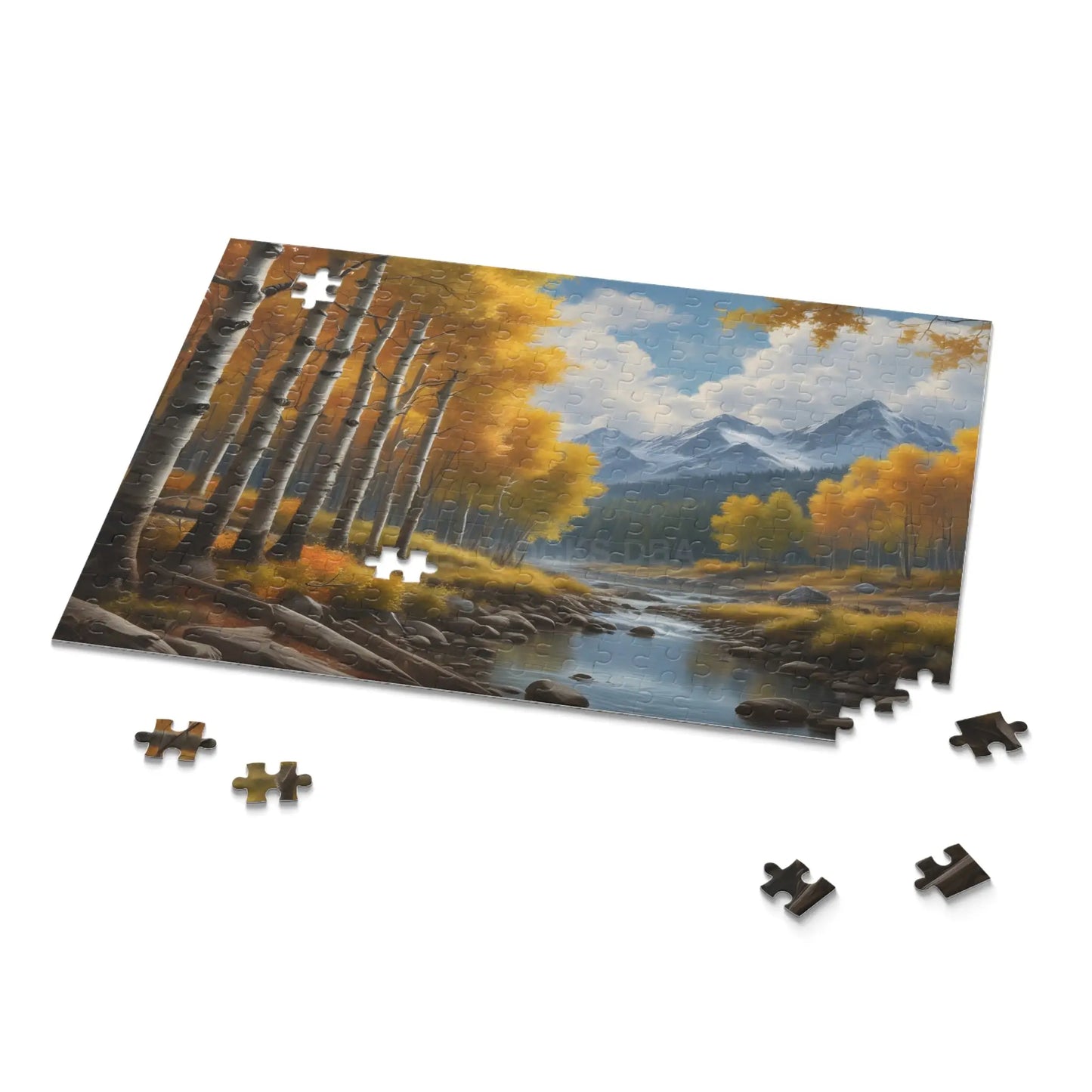 Aspen Creek Mountain Jigsaw Puzzle — (120/252/500 pieces) - Puzzle