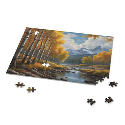 Aspen Creek Mountain Jigsaw Puzzle — (120/252/500 pieces) - Puzzle