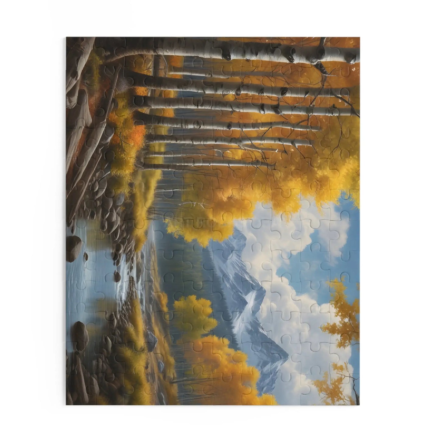 Aspen Creek Mountain Jigsaw Puzzle — (120/252/500 pieces) - Puzzle