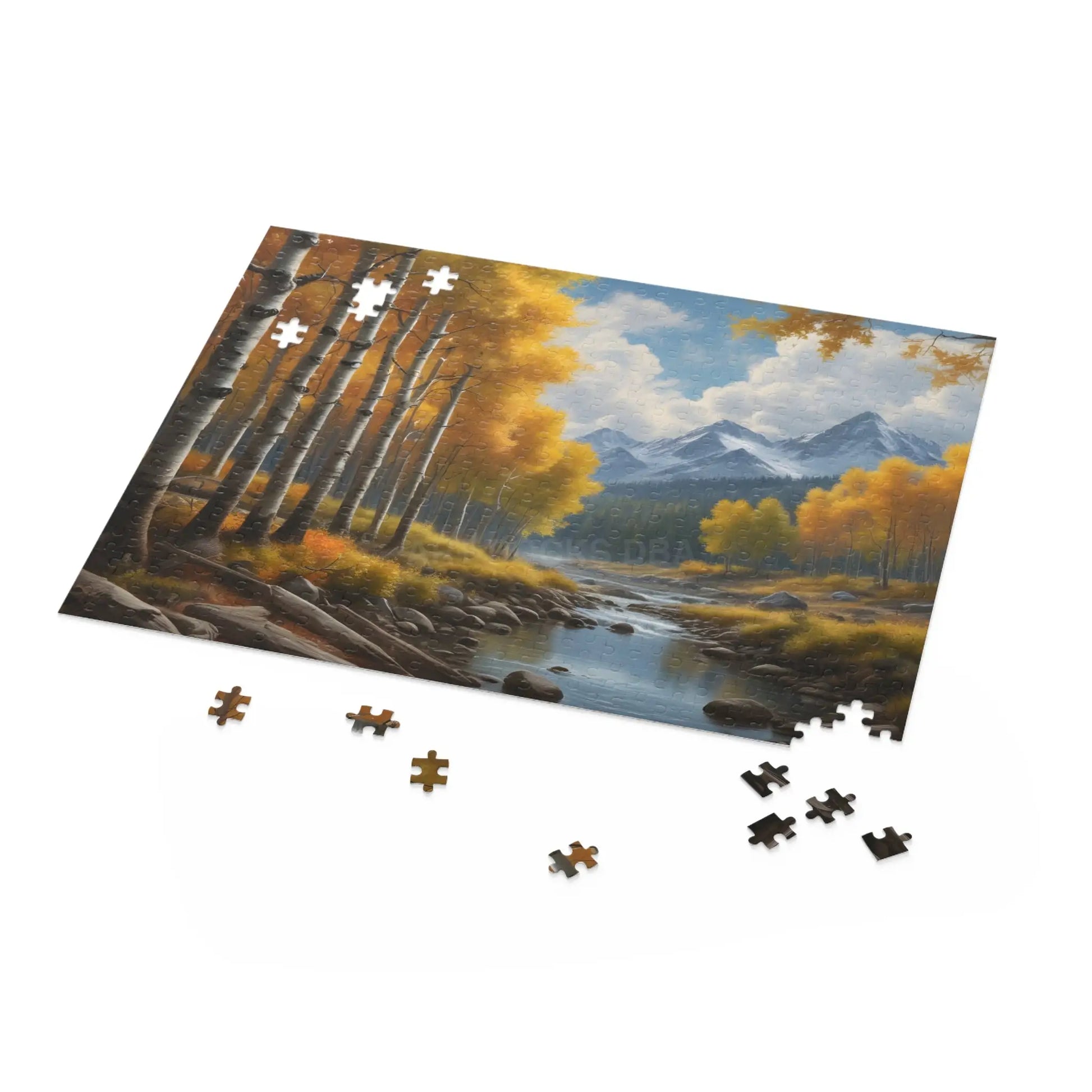 Aspen Creek Mountain Jigsaw Puzzle — (120/252/500 pieces) - Puzzle