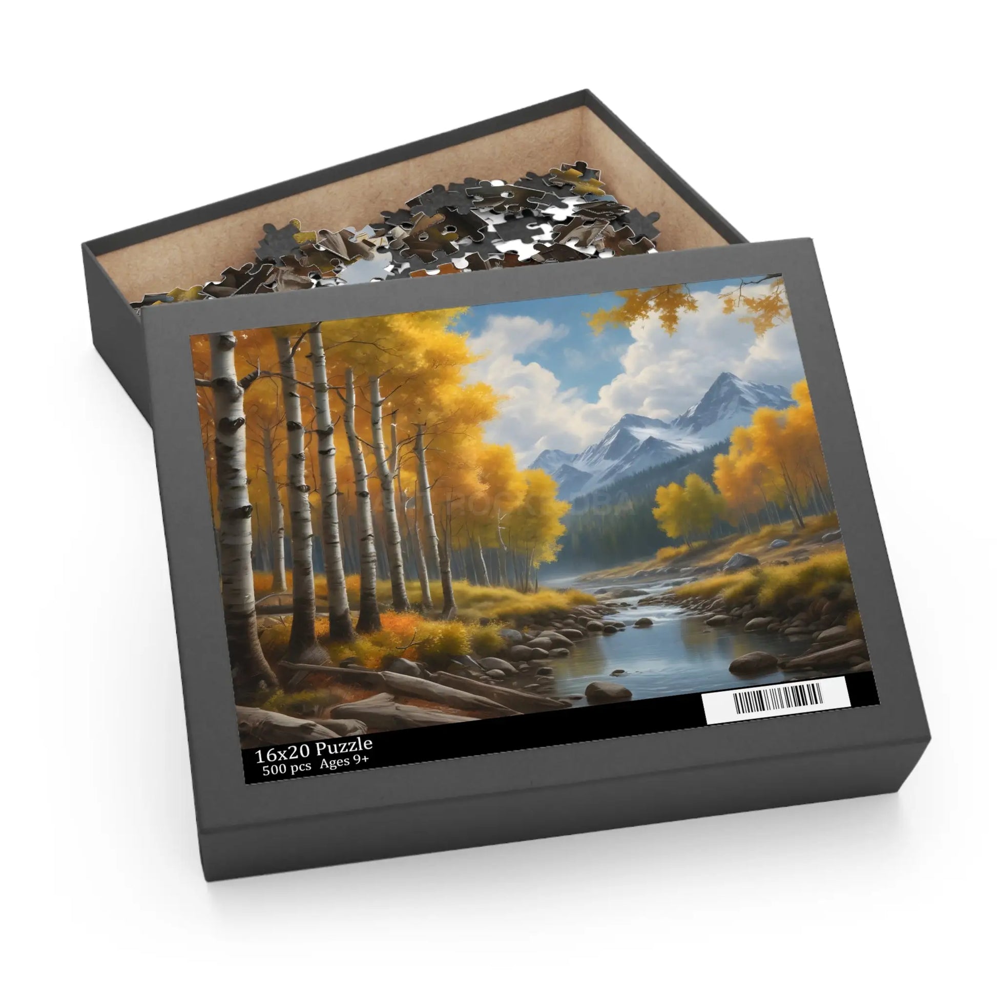Aspen Creek Mountain Jigsaw Puzzle — (120/252/500 pieces) - Puzzle
