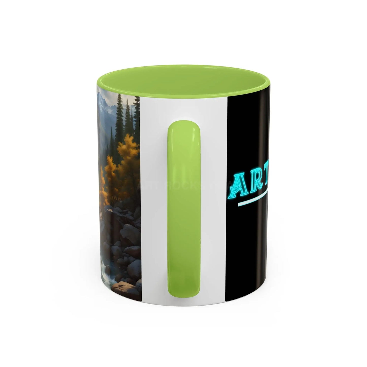 Aspen River Cabin Coffee Mug — Nature Landscape Accent Mug (11/15 oz) - Mug